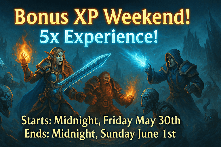 Bonus XP Weekend