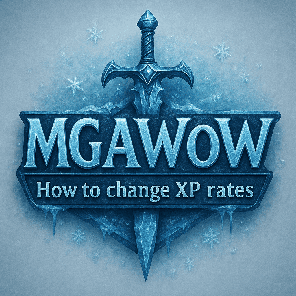 How to change my XP rates