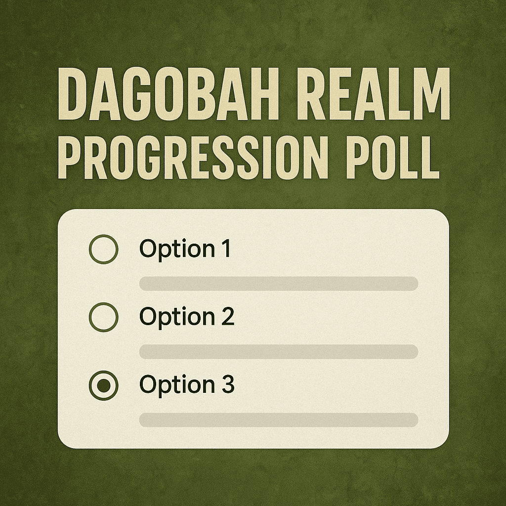 Dagobah Realm Progression Poll