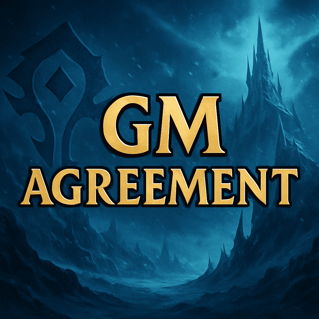 GM / Dev Agreement – Must Complete