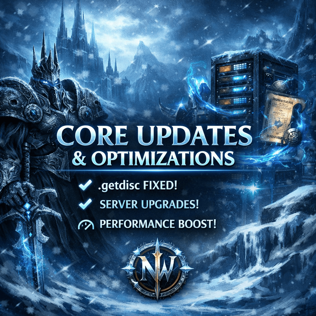 🔧 Latest Core Updates & Server Optimizations