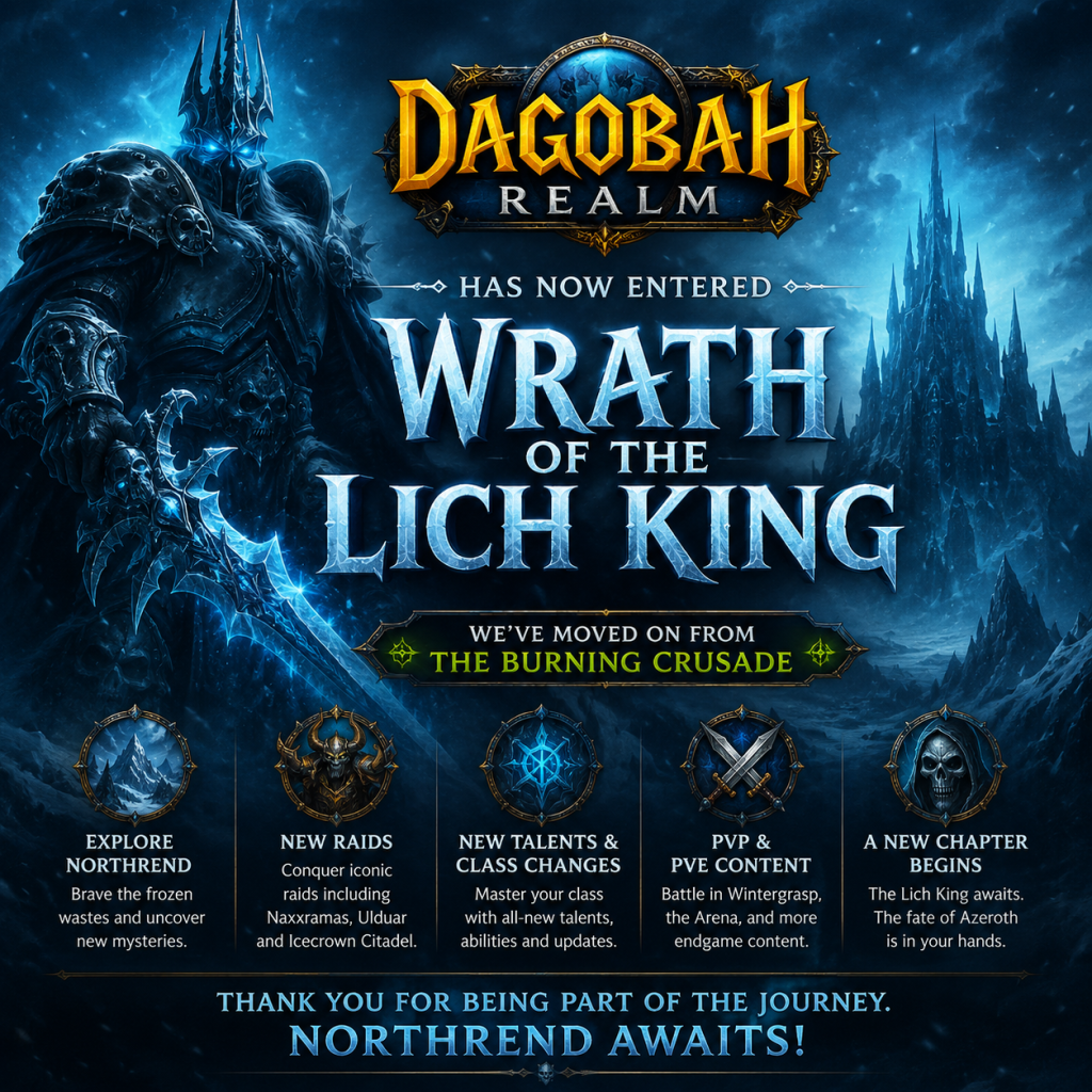 Dagobah Realm Has Entered Wrath of the Lich King!